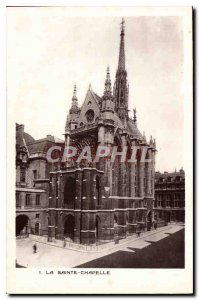 Old Postcard La Sainte Chapelle