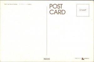 Bird's Eye View Boats Docks Aberdeen China Postcard