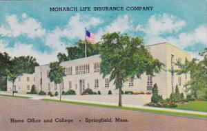 Massachusetts Springfield Monarch Life Insurance Building Home Office and Col...