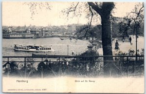 Postcard - View of St. Georg - Hamburg, Germany