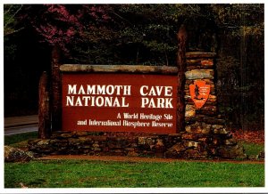 Mammoth Cave National Park Welcome Sign