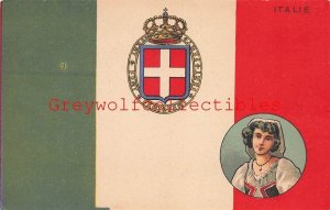 Italy, Flag, Coat of Arms