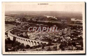 Old Postcard The general view of Sancerre Saint Satur and the banks of the Lo...