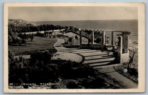 Netanya Israel Postcard The Victory Garden Nathanya 1948 Vintage RPPC Photo
