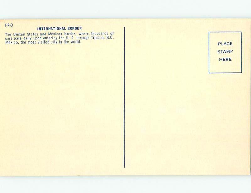 Unused Pre-1980 INTERNATIONAL BORDER Tijuana Mexico hn1725