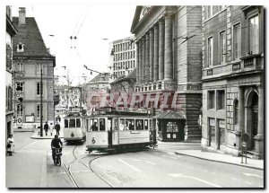 Postcard Modern Tram Be down to 2 February 64 instead Purry and Be 2 February...