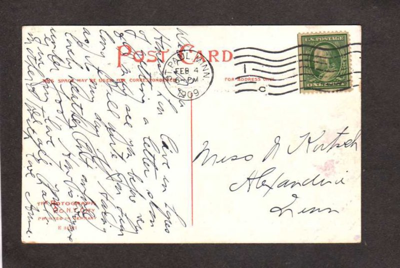 MN Post Office PO Custom House St Saint Paul Minnesota Vintage Postcard 1909