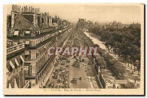 CARTE Postale Old Paris Rue de Rivoli