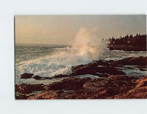 Postcard Surf at Cape Newagen, Southport, Maine