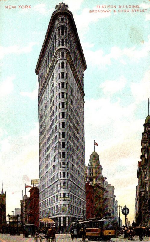 New York City The Flat Iron Building 1907