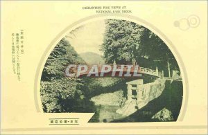 Old Postcard Enchanting Views Fine at Nikko National Park