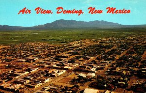 USA Air View Deming New Mexico Chrome Postcard 09.83