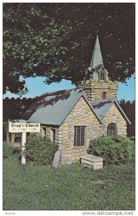 Exterior,Gray's Church, near Kensington, Prince Edward Island,Canada,40-60s