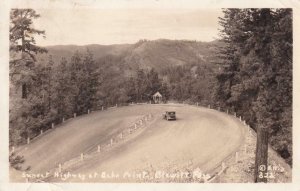 RPPC: Sunset Hwy at Echo Point, Blewitt Pass, WA, Used, Ellis #321 (PC1233)