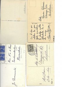 Beautiful flowers Lor of nineteen (29) old vintage PC. Early 20th century