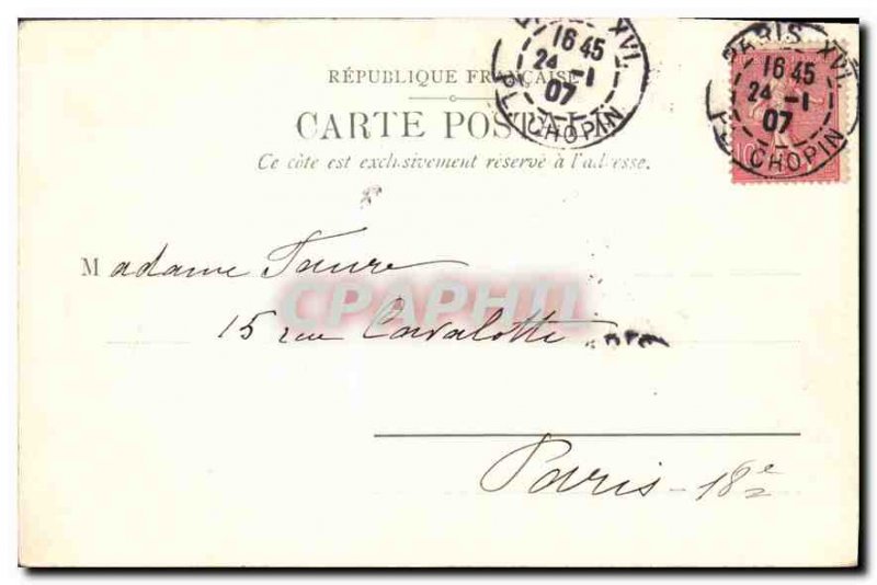 Postcard Old Paris Musee de Cluny