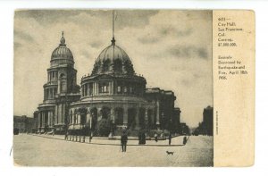 CA - San Francisco. City Hall ca 1905