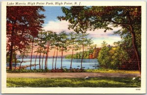 High Point New Jersey, Lake Marcia, High Point Park, Pathway, Nature, Postcard