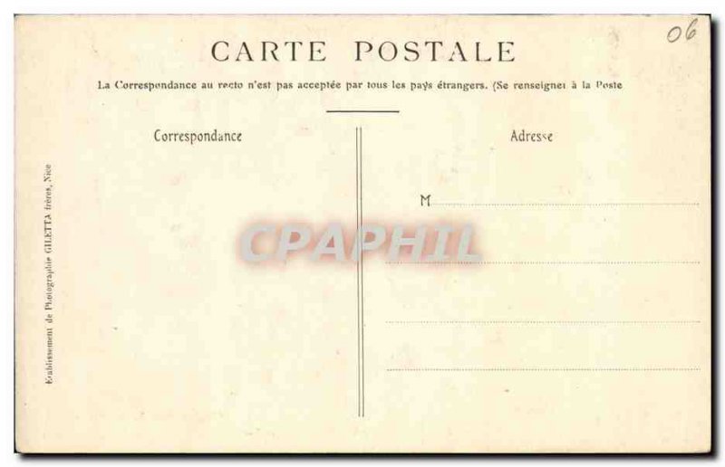 Old Postcard Cannes Ille St Honorat Interieur du Vieux Chateau