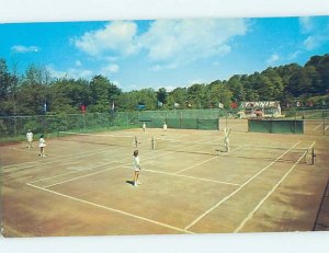 Pre-1980 TENNIS COURTS AT CONCORD HOTEL Kiamesha Lake - Thompson NY c4217@