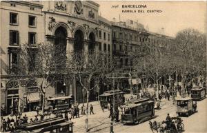 CPA Espagne Barcelona - Rambla del Centro (282862)