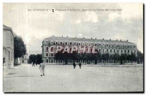 Old Postcard Grenoble Regiment of Artillery Good Is Building Block Army