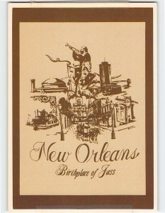 M-164725 New Orleans Birthplace of Jazz Louisiana