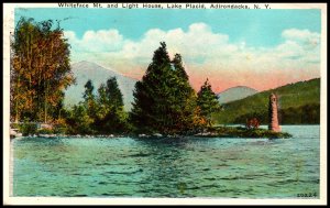 Whiteface Mt and Light House,Lake Placid,Adirondacks,NY BIN