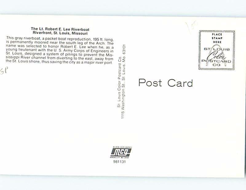 Pre-1980 NAMED BOAT St. Louis Missouri MO hp8105