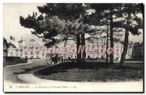 Old Postcard Cabourg Kursaal and the Grand Hotel