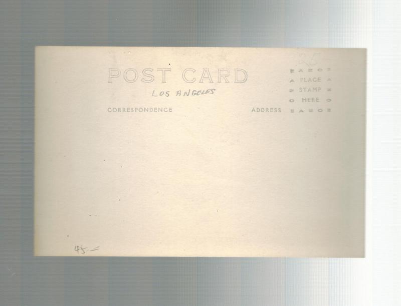 Original Mint RPPC Zeppelin USS Los Angeles on Ground Landing USA RPPC Postcard 
