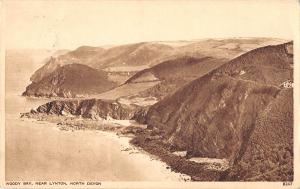 uk29415 woody bay near lynton north devon real photo uk