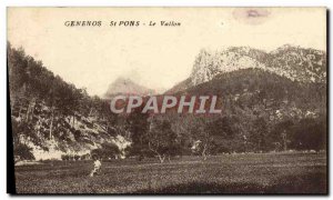 Postcard Old Genenos St Pons Le Vallon