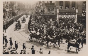 Royal Visit To Nottingham 1914 WW1 Window Cleaners Postcard