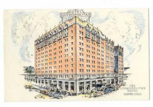 Linen of The Cosmopolitan Hotel Denver Colorado CO 1938