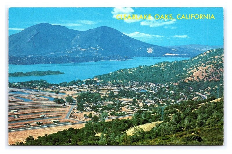 Clearlake Oaks California Aerial View Postcard A Touch Of Venice