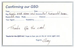 Postcard QSL CB Ham Radio Amateur Card From Zillmere Queensland Australia QAG034 