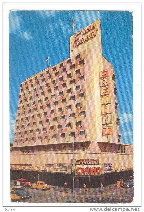 Exterior, Fremont Hotel and Casino, Downtown, Las Vegas,  Nevada, 40-60s