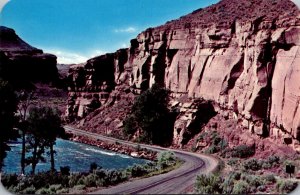 Yellowstone National Park Red Grade and Wind River On Highway U S 287