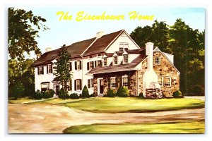 The Eisenhower Home Gettysburg, PA. Pennsylvania Postcard