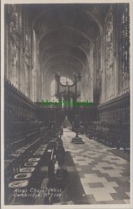 Cambridgeshire Postcard - Cambridge Cathedral, Kings Chapel West RS33329