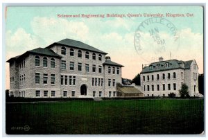 1908 Science and Engineering Buildings Queen's University Kingston Ont. Postcard