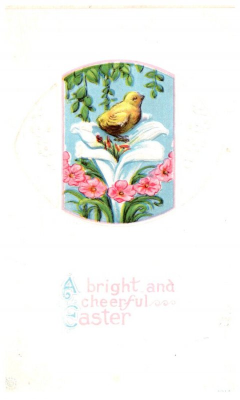 Easter ,   chick in orchard