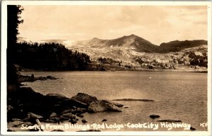 RPPC Scene from Billings Red Lodge Cooke City Hwy MT Vintage Postcard A37