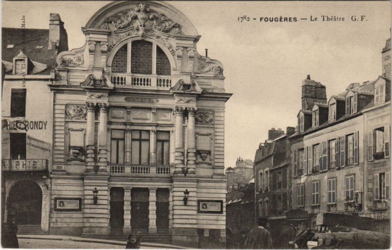 CPA Fougeres le Theatre (1237674)