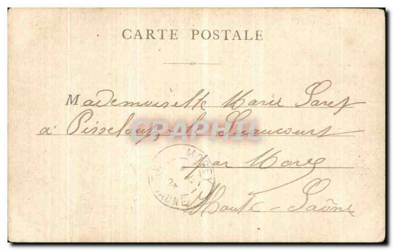 Old Postcard Paris Bastille Column From July