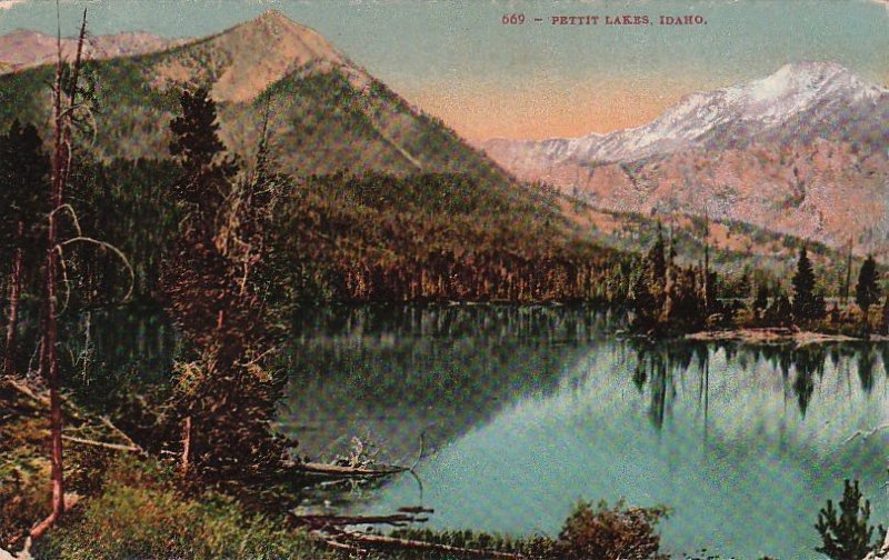Postcard Petit Lakes Idaho
