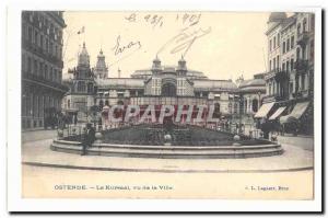 Old Postcard Ostend Kursaal saw the city