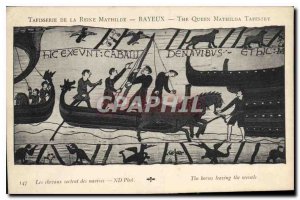 Old Postcard Tapestry of Queen Mathilde Bayeux