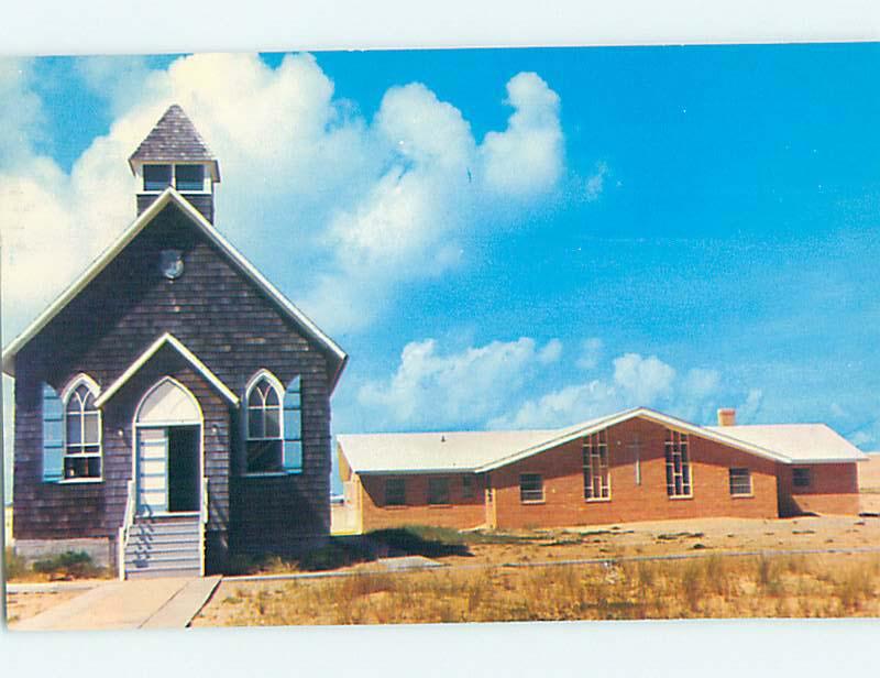 Pre-1980 CHURCH SCENE Nags Head North Carolina NC hs7565